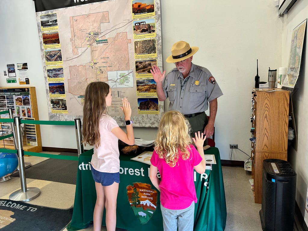 Visitor Center of the Petrified Forest National Park