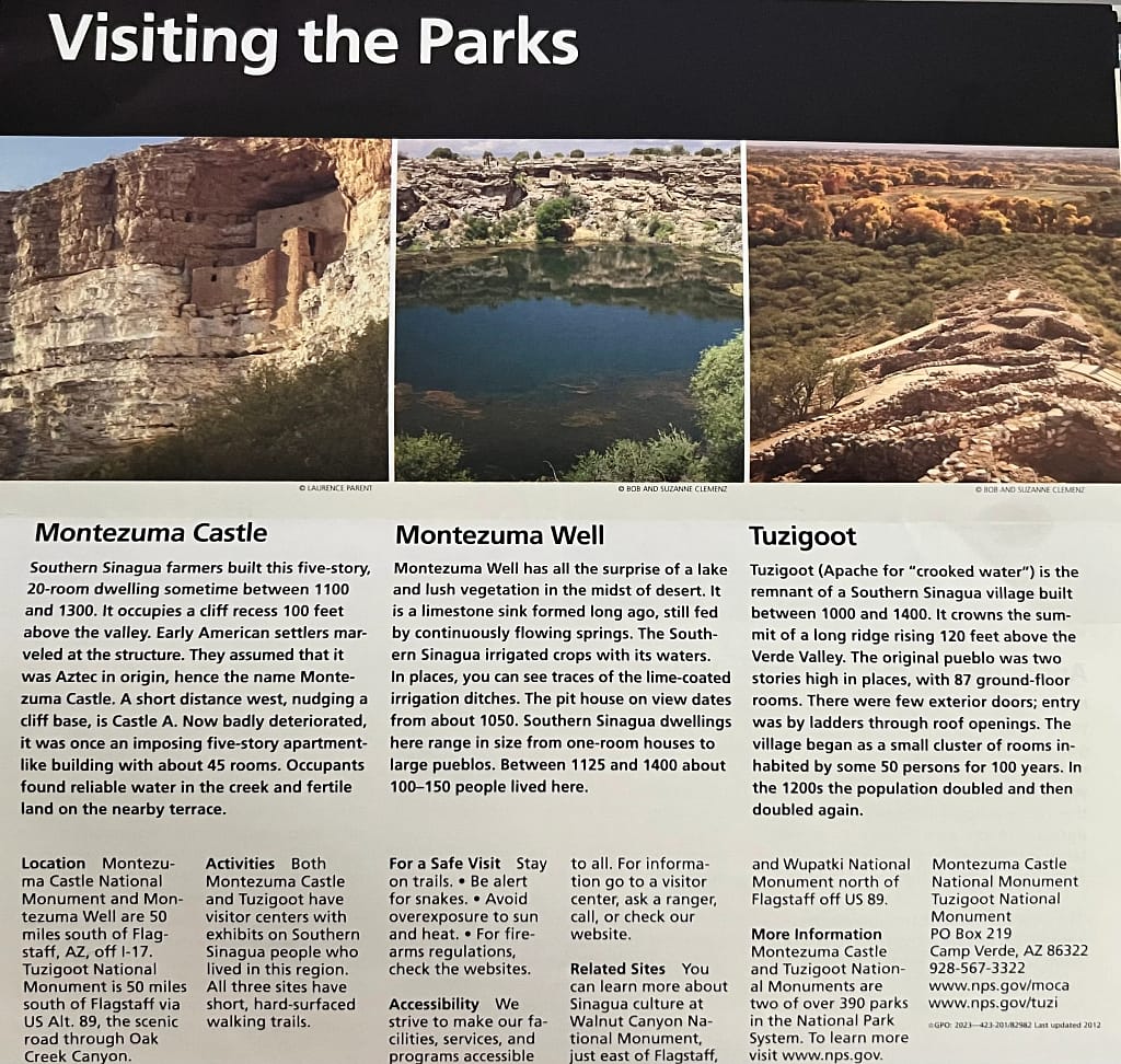 Montezuma Castle NM Park Brochure