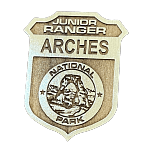 Arches NP Junior Ranger Badge