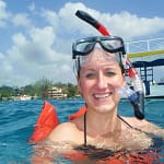Nichole Snorkeling in Dominica