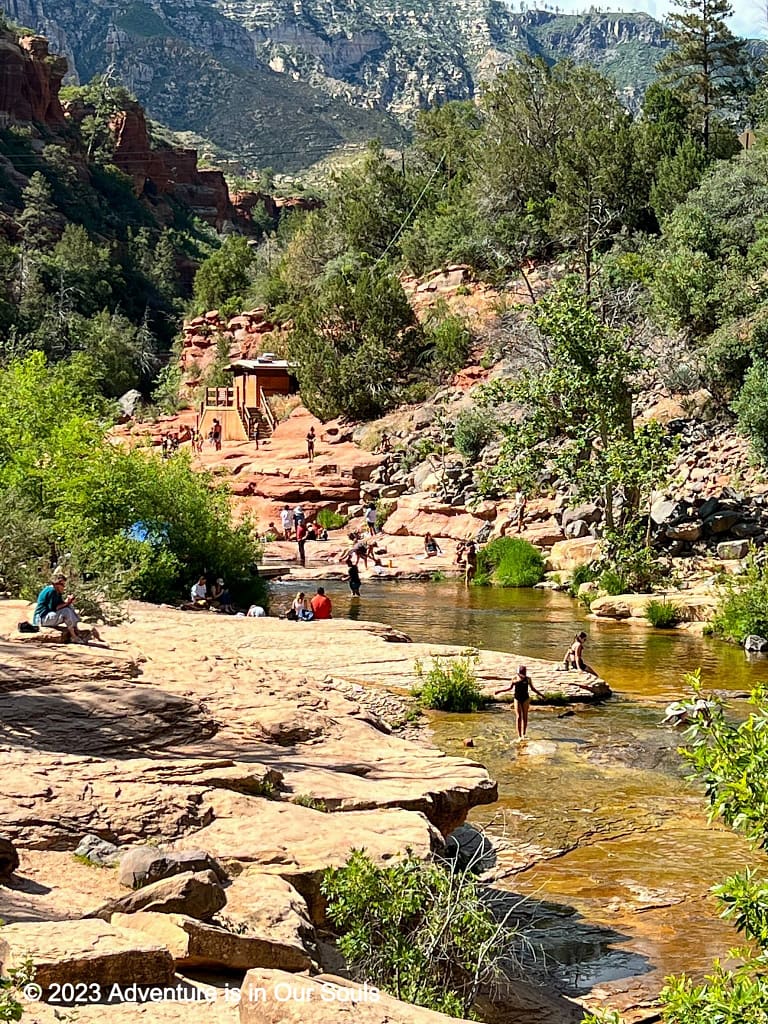 Slide Rock State Park in Sedona, Arizona