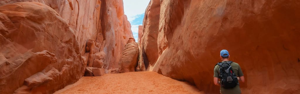 Sand Dune Arch - Arches National Park