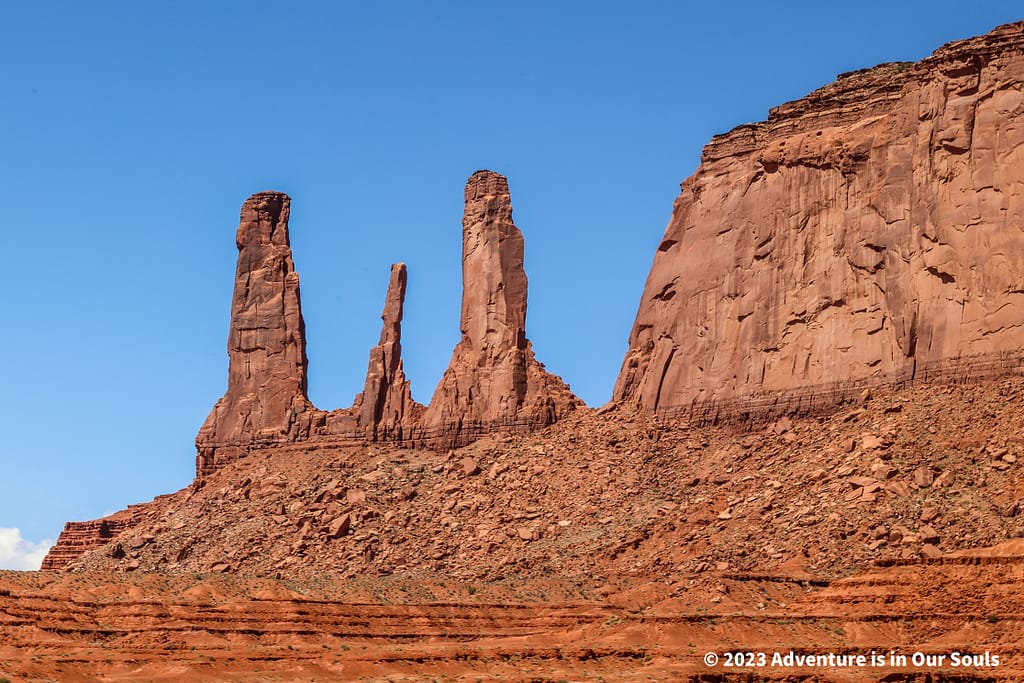 Three Sisters- Monument Valley