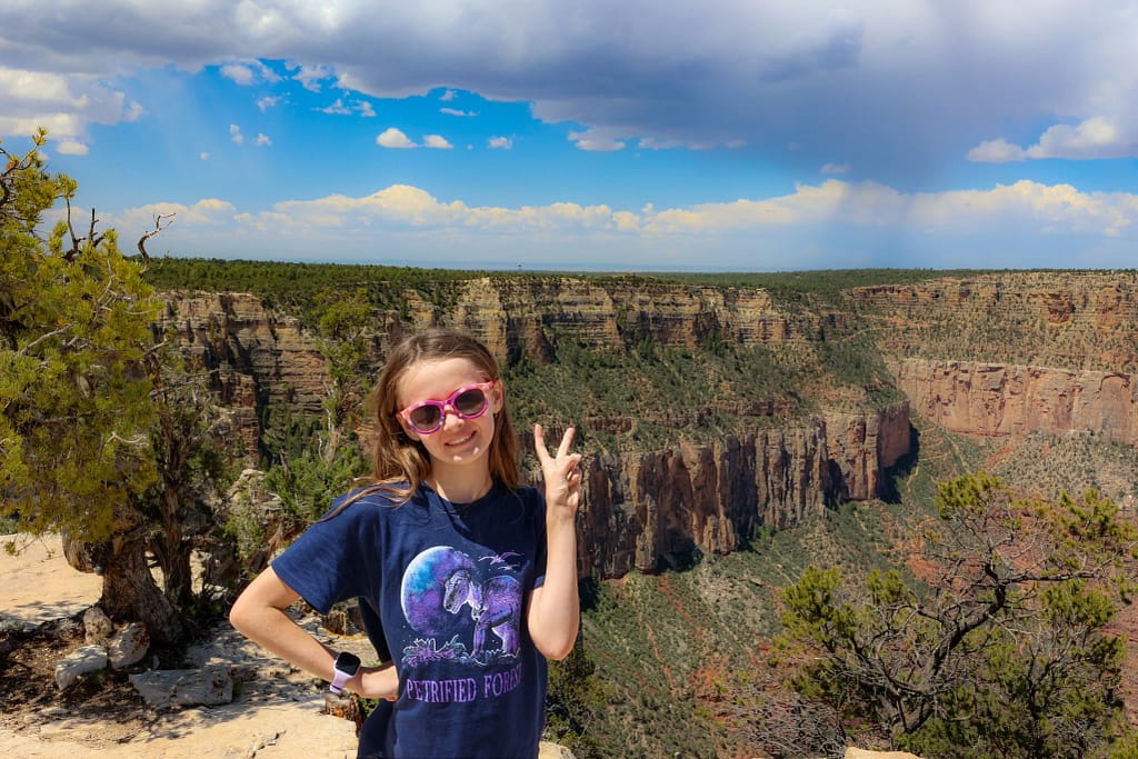 Buttercup on Trail of Time - Grand Canyon National Park