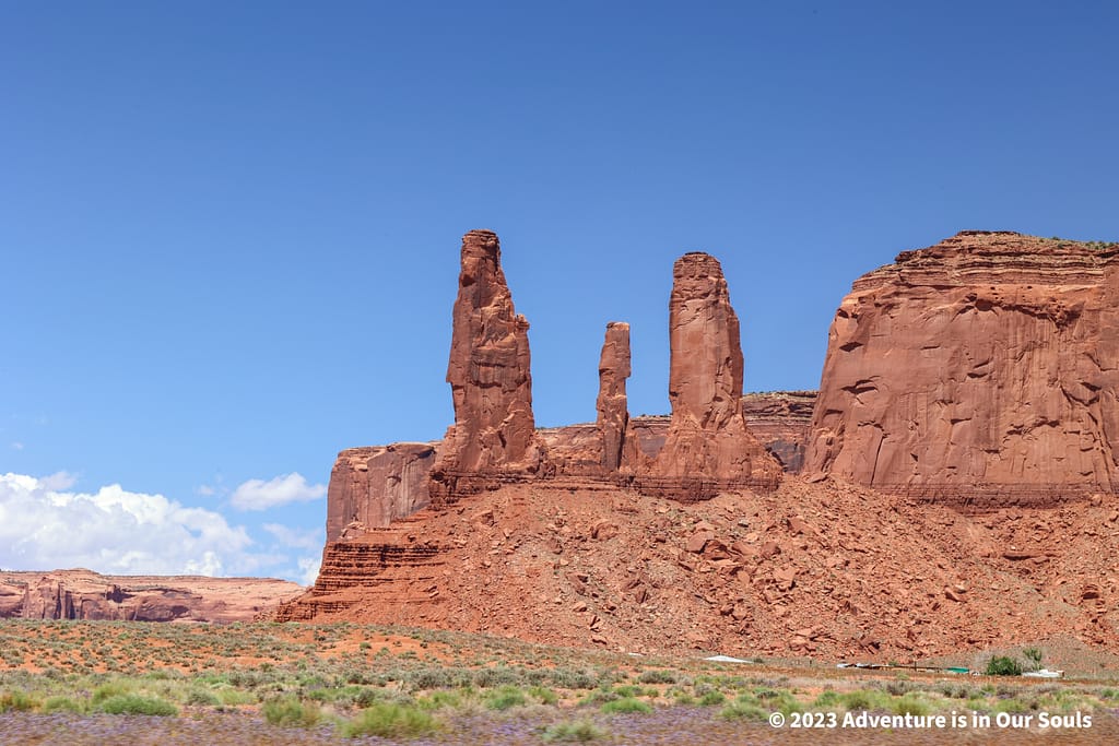 Three Sisters - Monument Valley