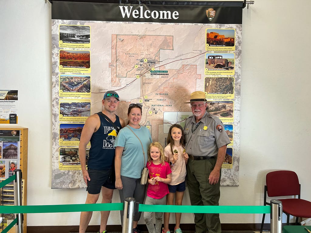 Visitor Center of the Petrified Forest National Park