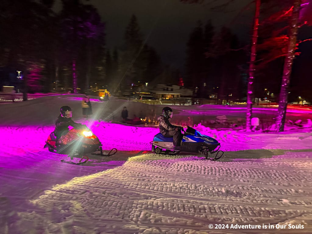 Snowmobile - Santa Claus Village Finland