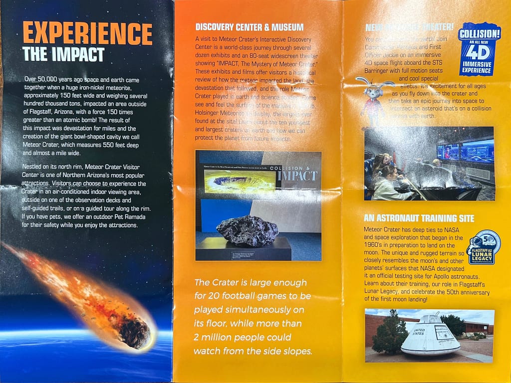 Meteor Crater Brochure