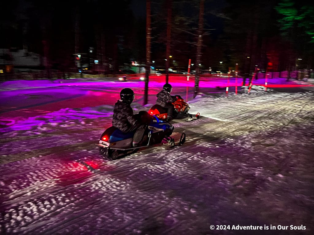 Snowmobile - Santa Claus Village Finland
