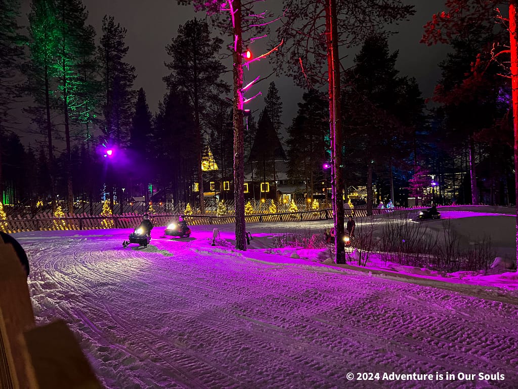 Snowmobile - Santa Claus Village Finland