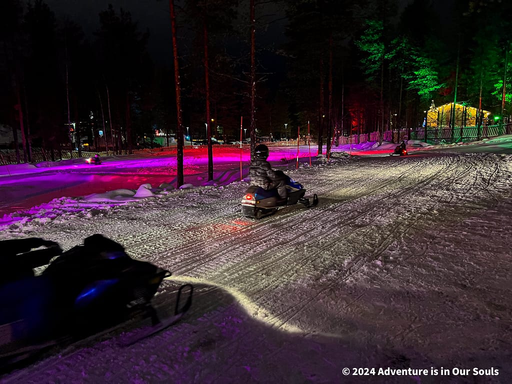 Snowmobile - Santa Claus Village Finland