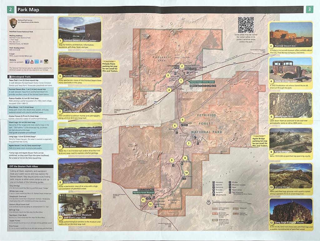 Petrified Forest National Park Brochure