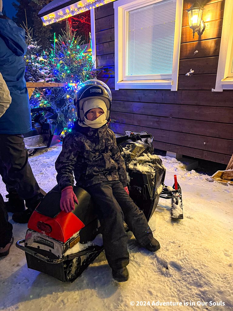 Snowmobile - Santa Claus Village Finland