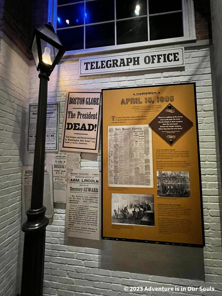 Aftermath Exhibit at Ford's Theater - Washington DC