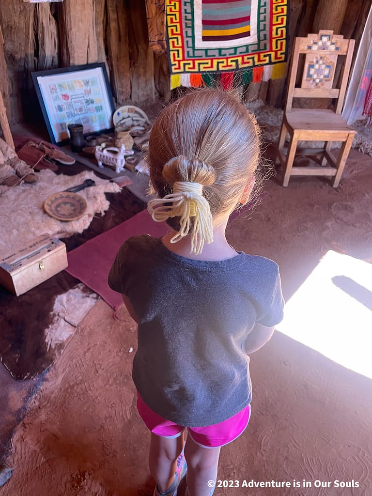 Hair Tying - Monument Valley