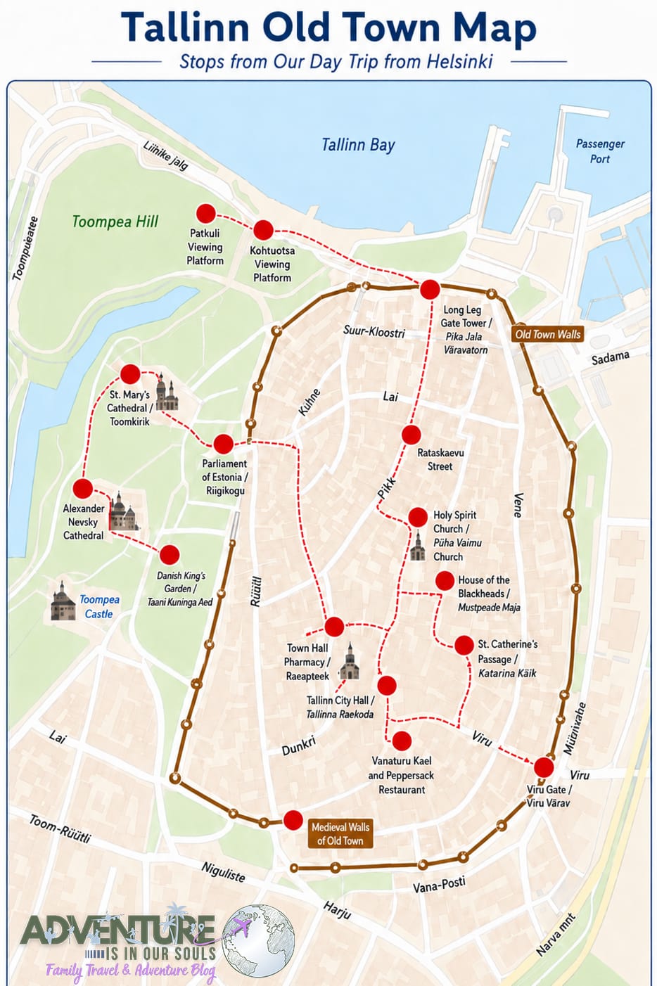 Tallinn Estonia Map