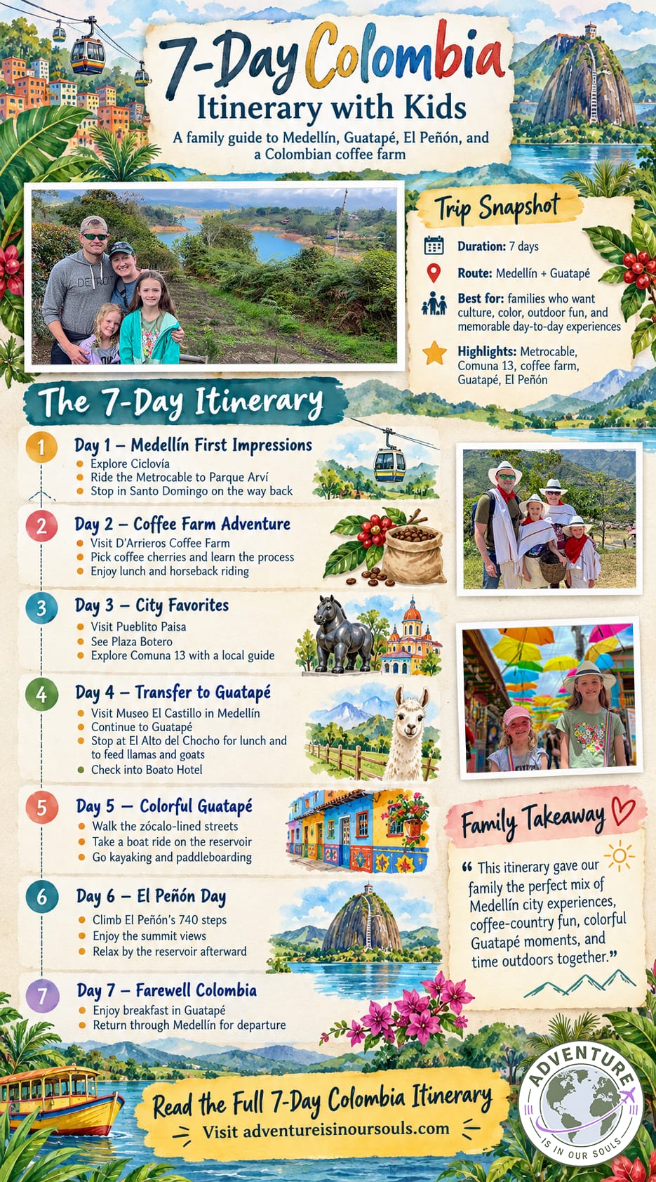 7-Day Colombia Family Adventure