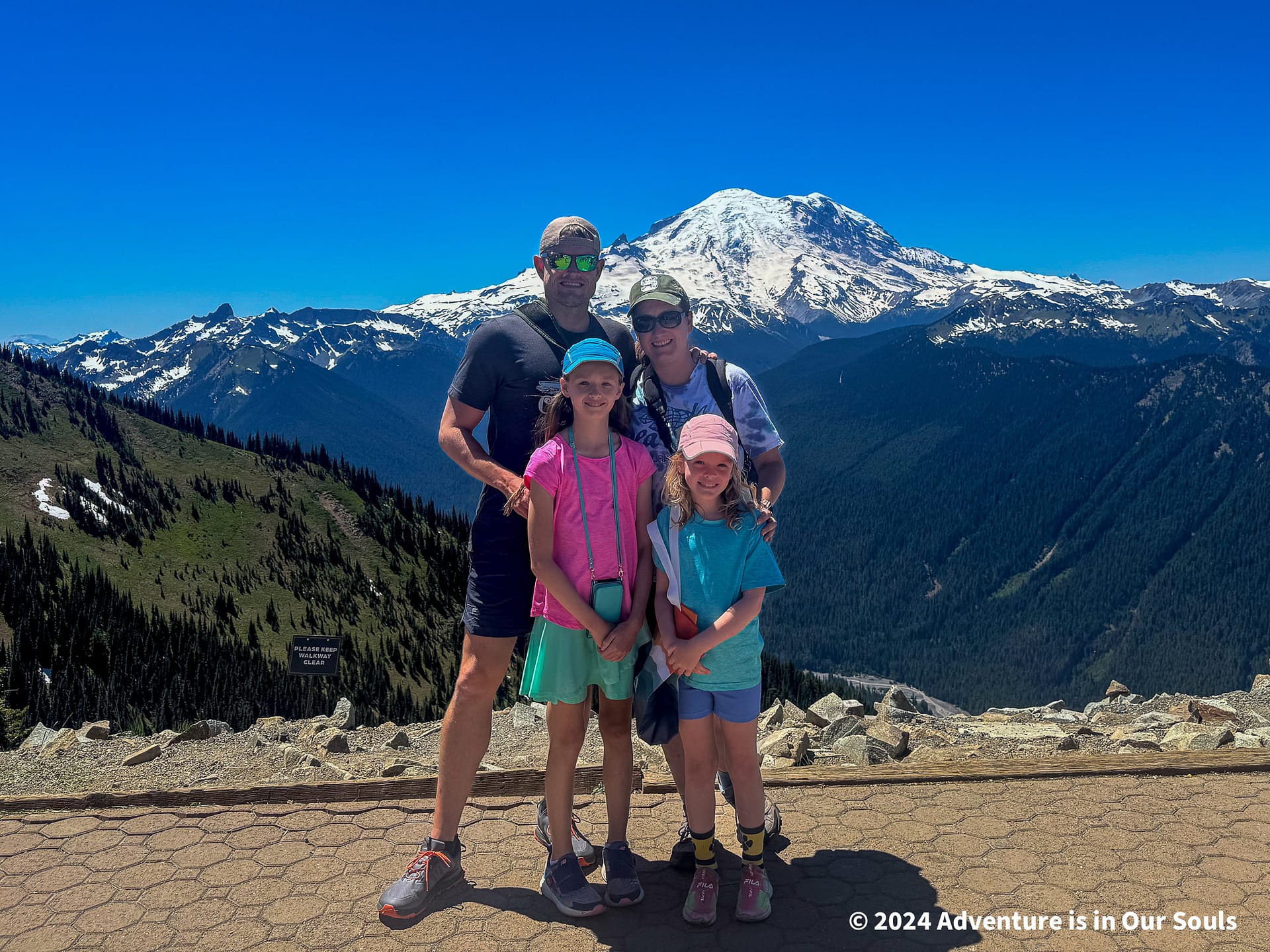 Our family at Mount Rainier